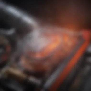 Advanced Electric Heating Mechanisms Close-up of advanced electric heating technology