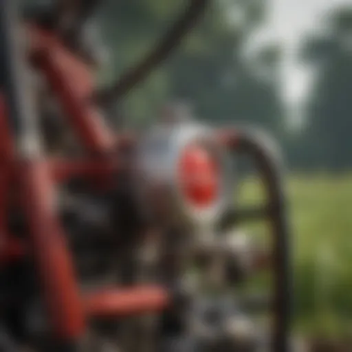 Hardi sprayer components displayed