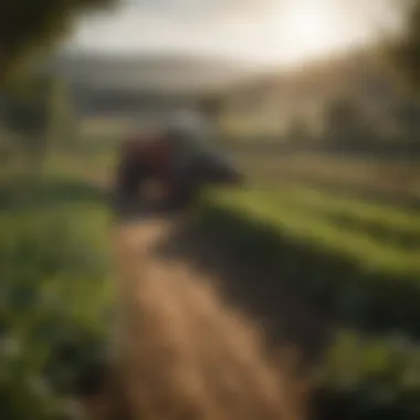 Sustainable Farm with Integrated Pest Management An overview of a sustainable farm implementing integrated pest management.
