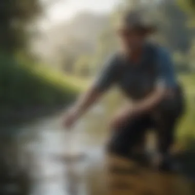 Farmers implementing sustainable water practices