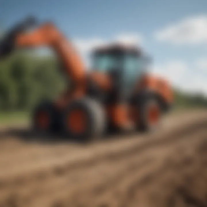 Ditch Witch equipment working on a construction site