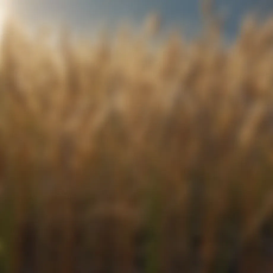 Close-up of fertile barley seeds ready for planting