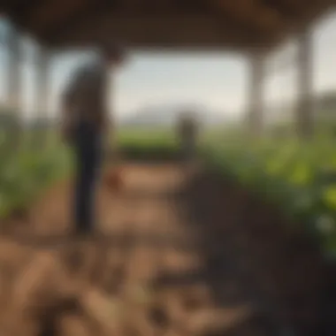 Exploring Sustainable Agriculture An illustration of sustainable farming practices