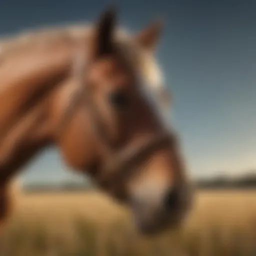 Equine grazing muzzle designed for comfort and effectiveness
