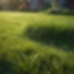 Lush green lawn showcasing optimal grass types in Tennessee