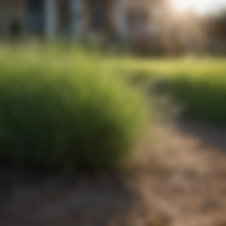 Lush green lawn showcasing Bermuda grass in a Central Texas yard