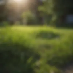 Lush St. Augustine lawn with vibrant green grass