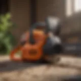 Overview of Black and Decker chainsaw components