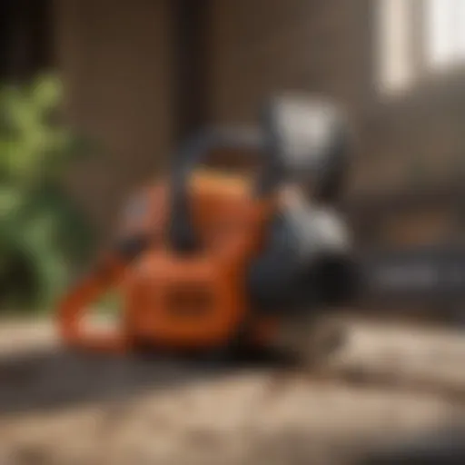 Overview of Black and Decker chainsaw components