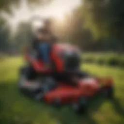 Showcase of various Bush Hog lawn mower models