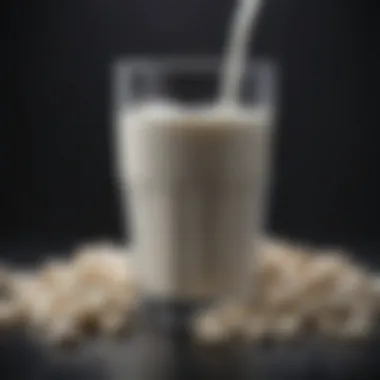 Illustration of lactose intolerance and calcium absorption