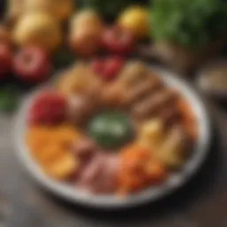 Visual representation of caloric needs calculation