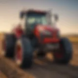 A modern tractor equipped for efficient farming