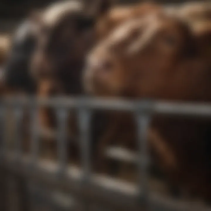 Different types of cattle tag applicators displayed