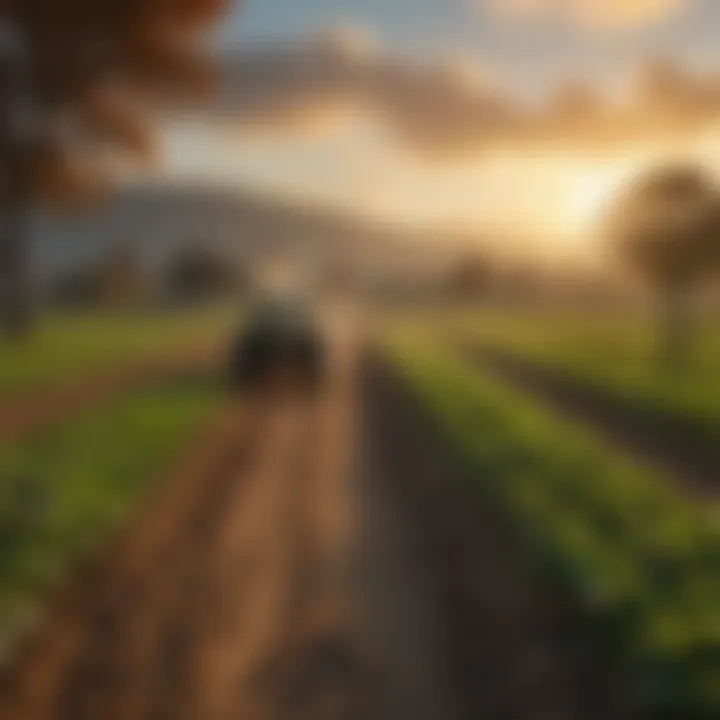 Agricultural landscape benefiting from heating solutions