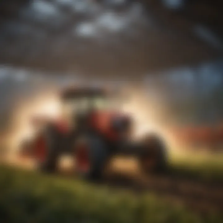 Integration of light gas systems in farming operations