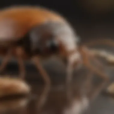 Common Household Pests Close-up view of common household pests found in residential areas