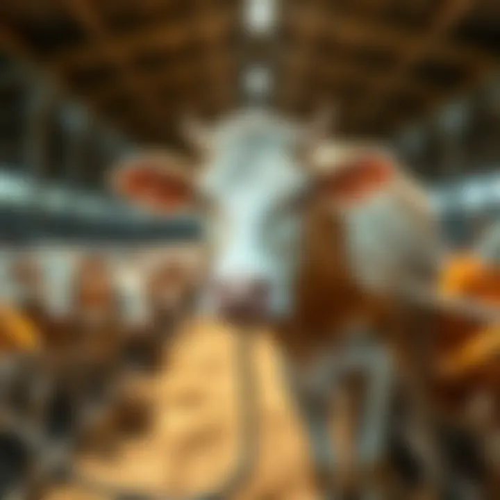 Modern agricultural techniques in dairy production