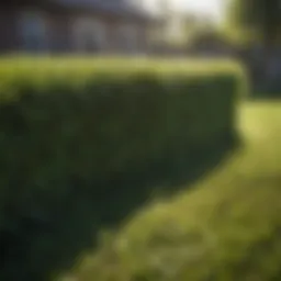 Luxurious green sod covering a backyard