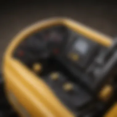 Close-up of a Cub Cadet tractor's upgraded seat and controls