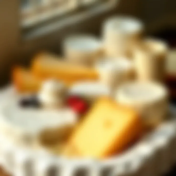 Diverse Dairy Offerings A collage of dairy products including cheese, yogurt, and milk