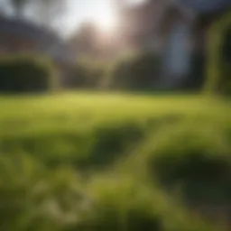 Assessment of lawn condition in spring