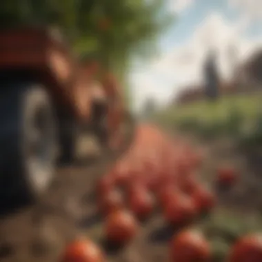 Harvesting tools to maximize tomato yield Harvesting equipment for tomatoes