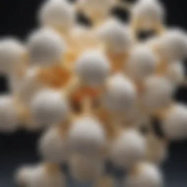 Lactose Molecule Structure Lactose molecule structure illustration