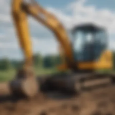 Budget breakdown for excavator hiring in agricultural projects