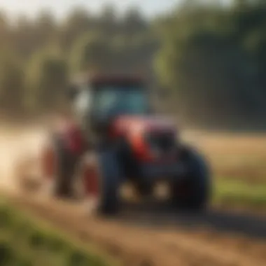 Tractor rental options in agricultural fields