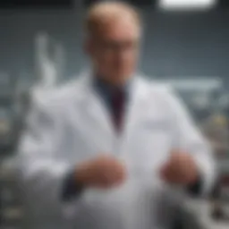Laboratory setting showcasing advanced biochemistry research.