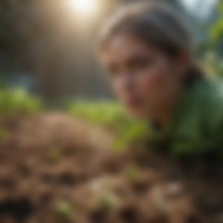 Graphical representation of sustainable agricultural practices