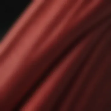 Close-up of durable fabric used in Case IH clothing