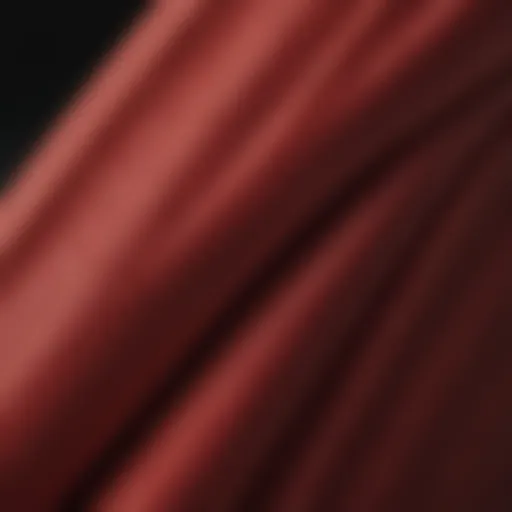 Close-up of durable fabric used in Case IH clothing