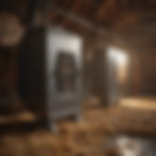 Dawg heater installed in a barn