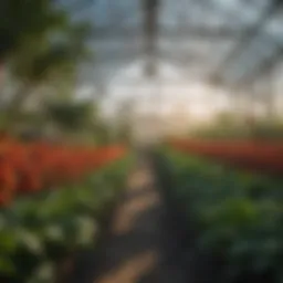 Advanced climate control system in a greenhouse