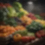 A vibrant display of fresh produce ready for donation