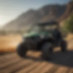 Versatile John Deere Gator in rugged terrain