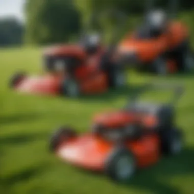 Comparison of Lawn Mower Models with Aeration Features A comparison chart of different lawn mower models with aerator capabilities.