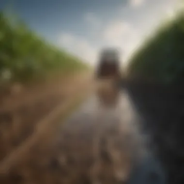 Optimal Application Techniques for Liquid Fertilizer Diagram illustrating optimal application techniques for liquid fertilizer