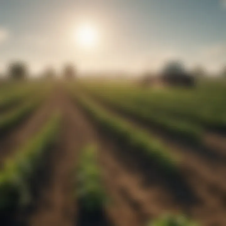 Visualization of future trends in agricultural practices.