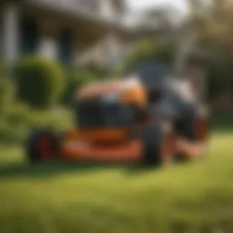 Advanced features of a self-cutting lawn mower