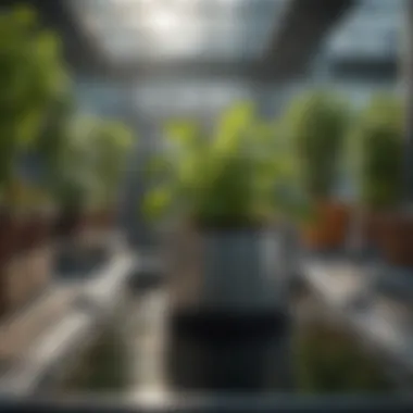 Productivity in a Hydroponic Garden with Autopot A thriving hydroponic garden utilizing the Autopot system