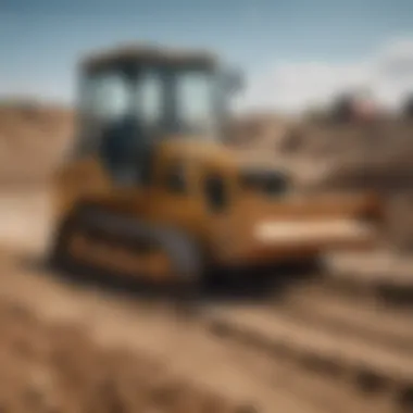 Dirt Hog Mini Dozer in action on a construction site