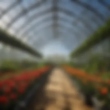 Structural design elements of a greenhouse