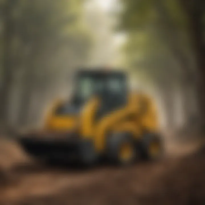 An array of tree shredder models suitable for various skid steer applications, showcasing their diversity.