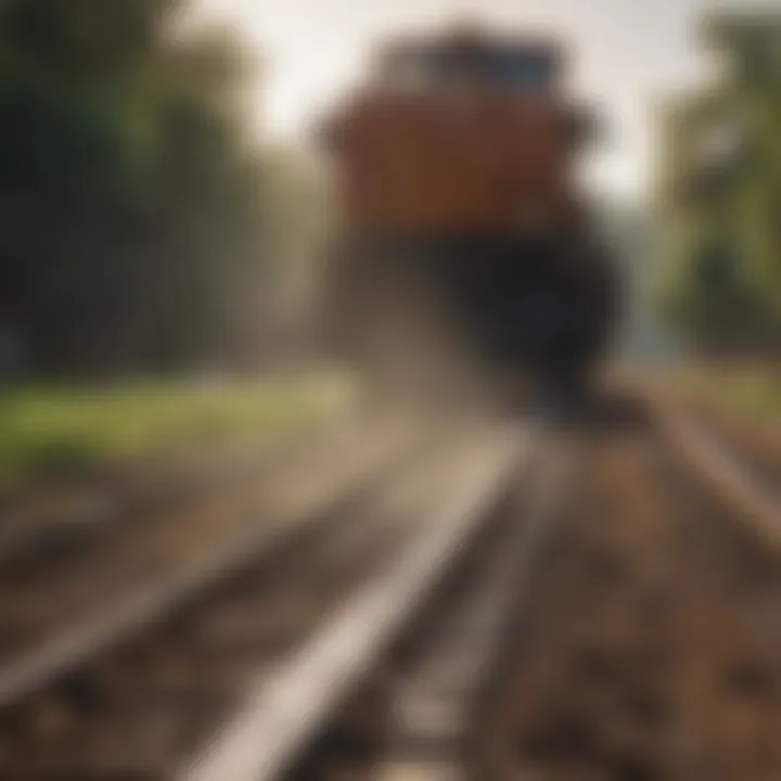 A comparison of traditional irrigation methods and the Nelson Rain Train.