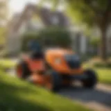 Innovative design of a no turn lawn mower
