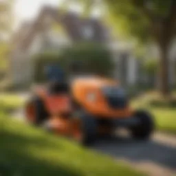 Innovative design of a no turn lawn mower