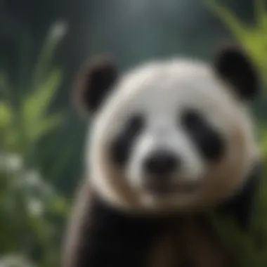 Reflective Properties of Panda Film Close-up of reflective panda film demonstrating its quality and finish.